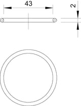 BETTERMANN Dichtring Kst PG36 2mm 171 PG36