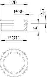 BETTERMANN Reduzierring Ms PG11/PG9 167 R MS PG11-9 vernick