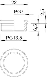 BETTERMANN Reduzierring Ms PG13/PG7 167 R MS PG13-7 vernick