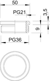 BETTERMANN Reduzierring Ms PG36/PG21 167 R MS PG36-21 vernick