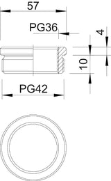 BETTERMANN Reduzierring Ms PG42/PG36 167 R MS PG42-36 vernick