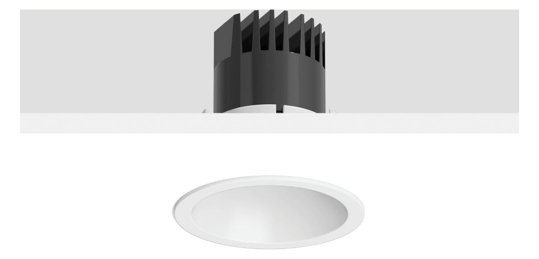 RZB LED-Einbaustrahler 7,5-12W Konv dim 901832.002.1 dim 1LED ws 4000K ws ws mt