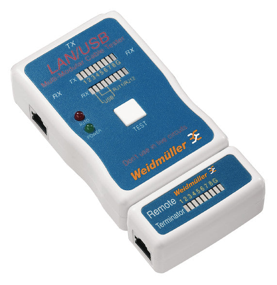 WEIDMÜLLER LAN-Funktionstester LCD LAN USB TESTER