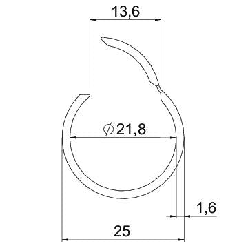BETTERMANN Panzerrohr Kst PVC 25mm ws Quick-Pipe 2953 M25 RW starr
