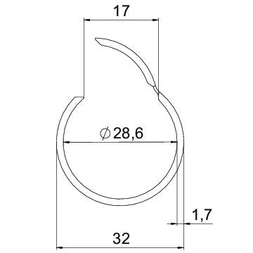 BETTERMANN Panzerrohr Kst PVC 32mm ws Quick-Pipe 2953 M32 RW starr