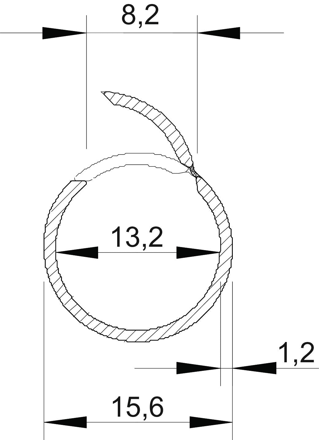 BETTERMANN Panzerrohr Kst PVC 16mm gr Quick-Pipe 2954 M16 LGR starr