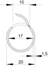 BETTERMANN Panzerrohr Kst PVC 20mm gr Quick-Pipe 2954 M20 LGR starr