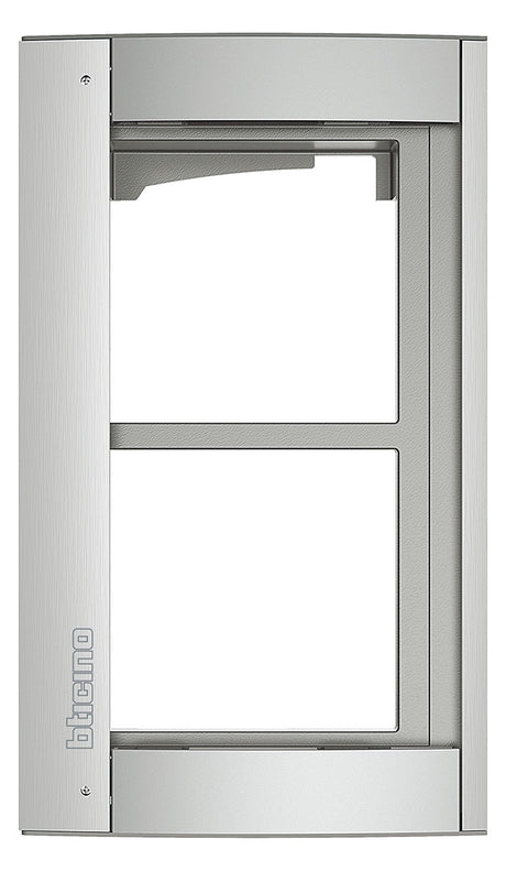 LEGRAND Rahmen-Türstation 2f UP gr Alu Bticino 350221 138x235x15mm