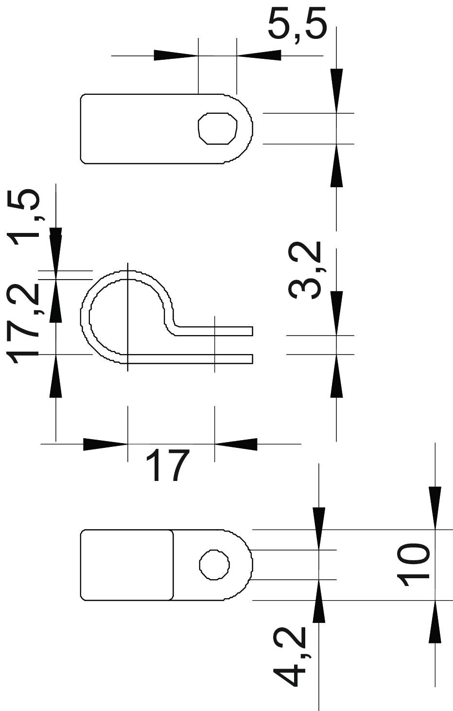 BETTERMANN Befestigungsschelle 1f geschl 255 17.5 LGR 17,5mm Kst hfr