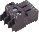 Wolf Ersatzteil Gegenstecker braun 3-polig Rast5 für Regelung für TGK, TGK-B | Art.-Nr. 279407299