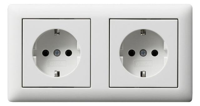 GIRA Steckdose 2f rws mt UP IP20 Standard 55 479304