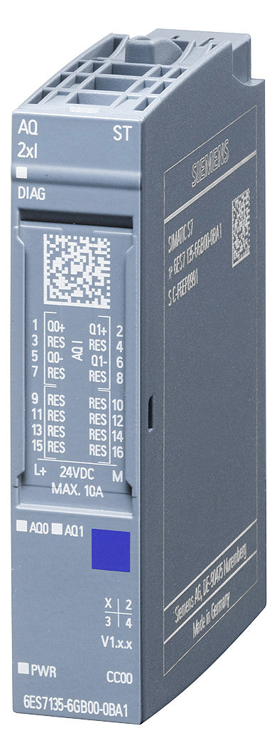 SIEMENS Analoges I/O-Modul DC 19,2-28,8V 6ES7135-6GB00-0BA1 Ausg.Strom Federzug
