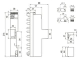 DEHN SE Kombi-Ableiter Sammelsch 4p 2TE DSH ZP 2 SG TT 255 230VAC 1,5kV
