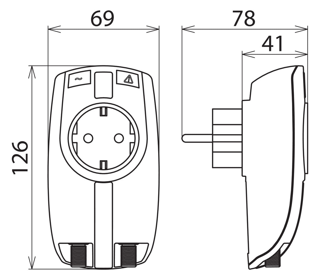 DEHN SE Überspannungsschutzgerät 230VAC DPRO 230 TV F-Conn Adapter 1,5kV opt