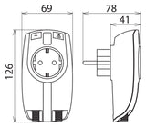 DEHN SE Überspannungsschutzgerät 230VAC DPRO 230 TV F-Conn Adapter 1,5kV opt