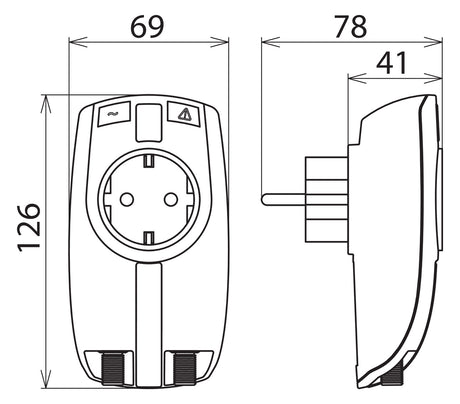 DEHN SE Überspannungsschutzgerät 230VAC DPRO 230 TV F-Conn Adapter 1,5kV opt