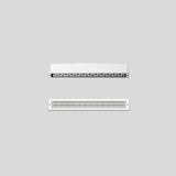 BEGA LED-Rasterleuchte 18,3W 3000K ws 24300K3 1579lm Konv DALI