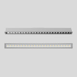 BEGA LED-Rasterleuchte 35,6W 4000K si 24304AK4 4522lm Konv DALI