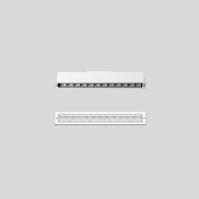 BEGA LED-Rasterleuchte 18,3W 3000K ws 24306K3 1979lm Konv DALI