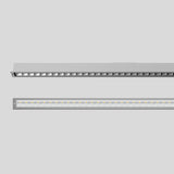 BEGA LED-Rasterleuchte 54,4W 3000K si 24308AK3 6209lm Konv DALI