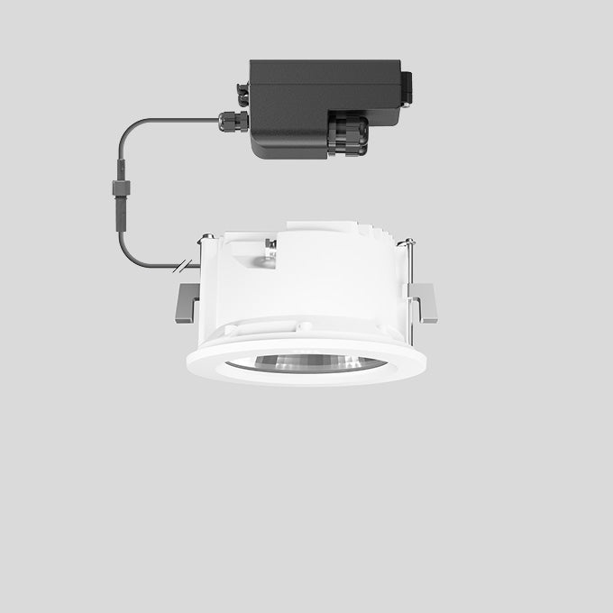 BEGA LED-Einbaustrahler 13,2W Konv DALI 24555WK4 1LED ws 4000K ws 1601lm ws mt