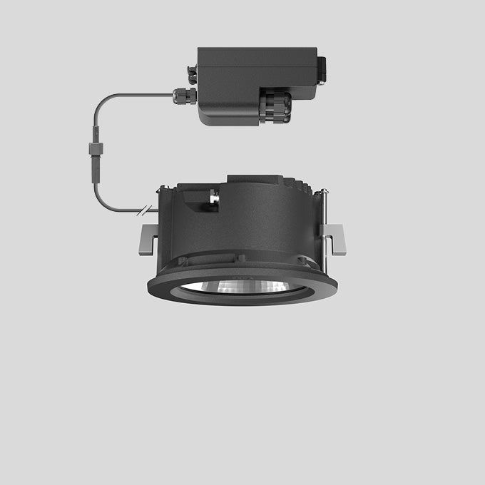 BEGA LED-Einbaustrahler 28W Konv DALI ws 24562K3 1LED graphit 3000K 2753lm mt