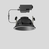 BEGA LED-Einbaustrahler 23,5W Konv DALI 24608 1LED graphit 4000K RGBW 1301lm mt