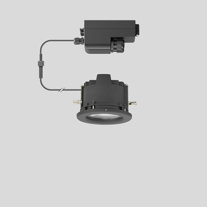 BEGA LED-Einbaustrahler 14W Konv DALI ws 24629K4 1LED graphit 4000K 1261lm mt