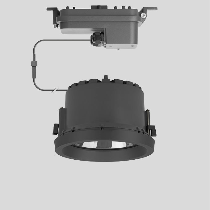 BEGA LED-Einbaustrahler 65W Konv DALI ws 24666K3 1LED graphit 3000K 7911lm mt