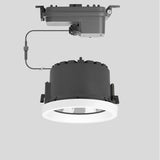 BEGA LED-Einbaustrahler 65W Konv DALI ws 24666WK3 1LED 3000K ws 7911lm ws mt Alu
