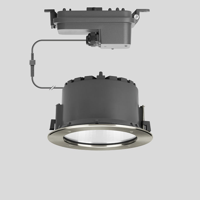 BEGA LED-Einbaustrahler 65W Konv DALI ws 24672K3 1LED edst 3000K 7967lm edst mt