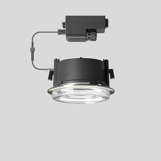 BEGA LED-Einbaustrahler 21,5W Konv DALI 24678K4 1LED graphit 4000K ws 1493lm mt