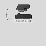 BEGA LED-Einbaustrahler 35,6W Konv DALI 24680K3 1LED ws 3000K ws 2769lm ws mt