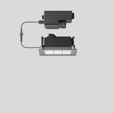 BEGA LED-Einbaustrahler 20,2W Konv DALI 24685AK4 1LED si 4000K ws 2059lm si mt