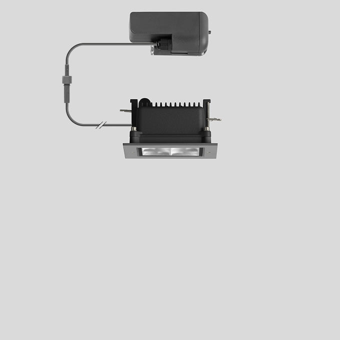 BEGA LED-Einbaustrahler 10,2W Konv 1LED 24801AK3 si 3000K ws 759lm si mt Alu