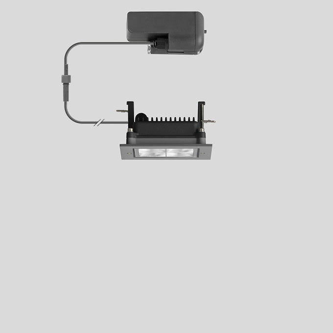 BEGA LED-Einbaustrahler 4,4W Konv 1LED 24804AK3 si 3000K ws 424lm si mt Alu