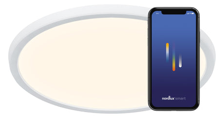 NORDLUX LED-Kunststoffleuchte 30W 3500lm Oja 60 2015146101 2700-6500K ws Konv