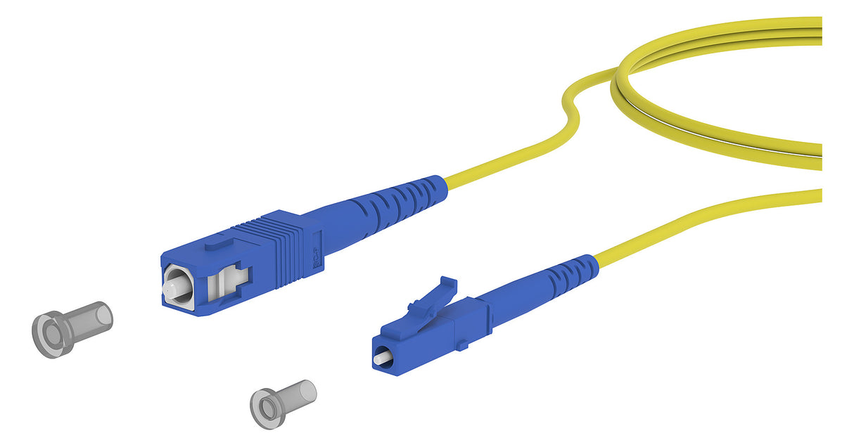 METZ CONNECT LWL-Patchkabel SC/LC SM OS2 151P3EOJO10E 1m ge