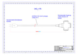 BACHMANN Netzanschlussleitung 25m 16A sw 343.176 3x1,5qmm IP44 Schutzk-Kuppl
