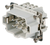 WEIDMÜLLER Kontakteinsatz Stift 6p 24A HDC HE 6 MS Schraub 500V 0,5-4qmm