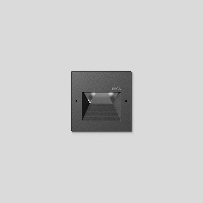 BEGA LED-Orientierungsleuchte 3W 3000K 25077K3 150lm graphit Konv IP65 Lamelle