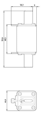 SIEMENS NH-Sicherungseinsatz 200A NH1 gG 3NA3140 500VAC Stirnk