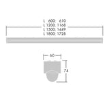THORN LED-Lichtleiste 36W 4000K 4650lm PopPack LED 4500-840 HFI L1200 Konv