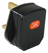 BACHMANN Schutzkontaktstecker 13A 250V 910.176 Kst IP20 sw ger