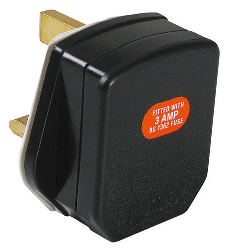 BACHMANN Schutzkontaktstecker 13A 250V 910.176 Kst IP20 sw ger