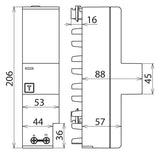 DEHN SE Kombi-Ableiter Sammelsch 3p 3TE DV ZP TT 255 255VAC 1,5kV Sammelsch