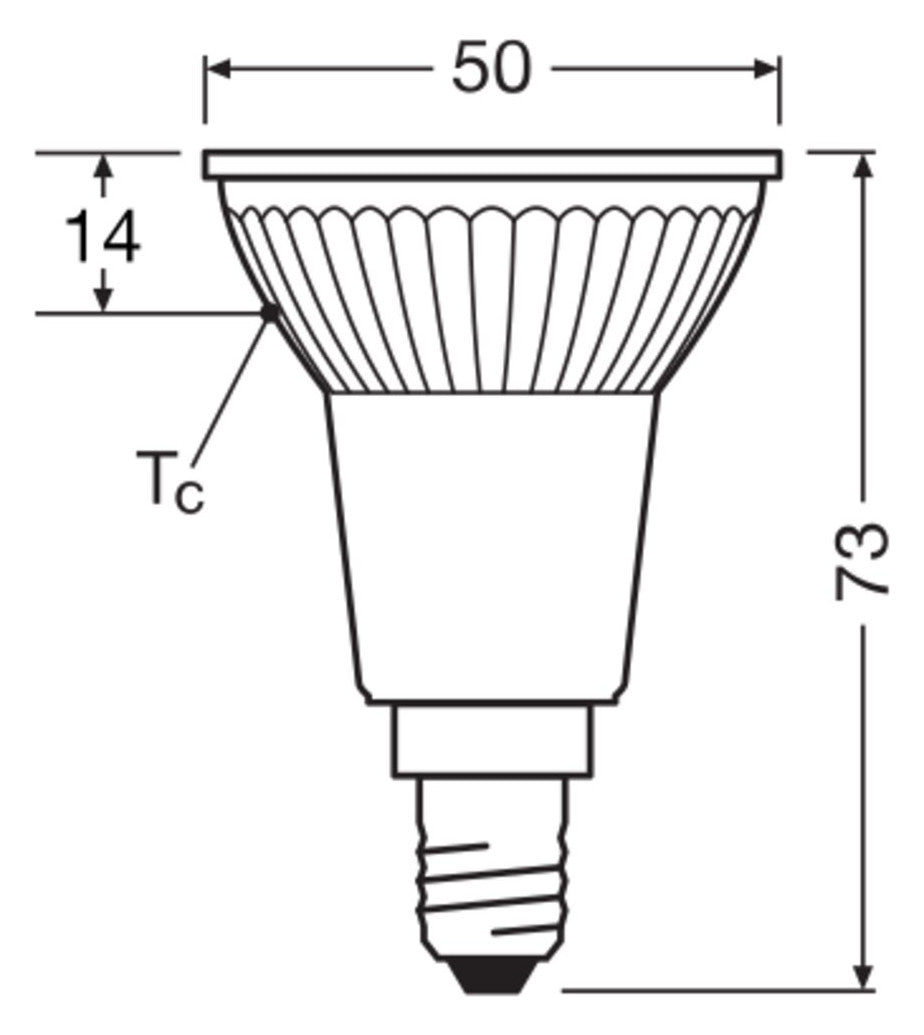 LEDVANCE LED-Reflektorlampe E14 PAR16 ws LED PAR16 50 36° DIM P 3.7W 927 E14 PAR1
