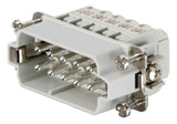 WEIDMÜLLER Kontakteinsatz Stift 10p 16A HDC HA 10 MS Schraub 250V 0,5-2,5qmm