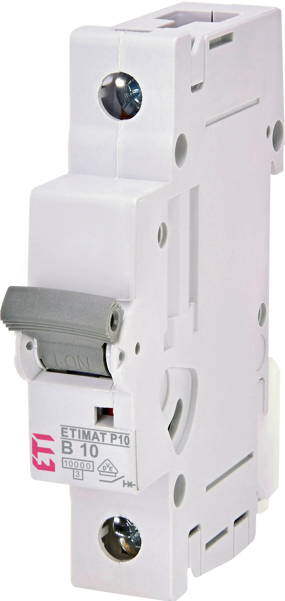 ETI Leitungsschutzschalter AC B 10A 1p ETIMAT P10 1p B10 400V 1TE 50Hz IP20