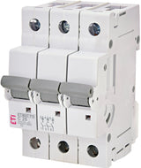 ETI Leitungsschutzschalter UC C 25A 3p ETIMAT P10 3p C25 400V 3TE 50Hz IP20